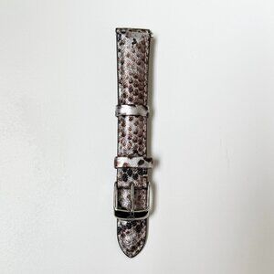 MICHELE 16mm Genuine Leather Watch Strap